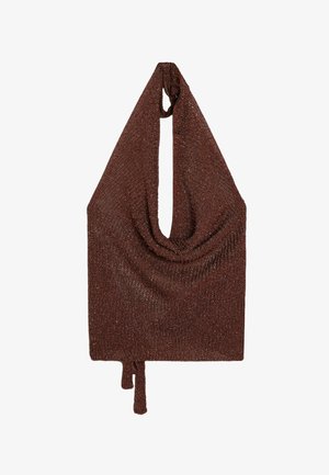 Bershka, Blouse - dark brown