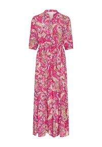 CRAlora - Maxi šaty - pink flower paisley