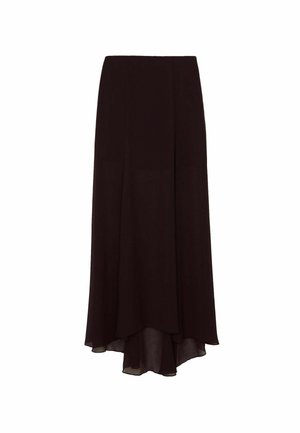 Reiss, REGULAR FIT - BEXI SHEER TEXTURED MAXI SKIRT . - Maxi skirt - chocolate brown