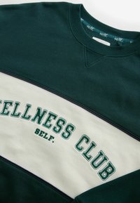 Self. SELF. WELLNESS  REGULAR FIT - Ikdienas džemperis - green