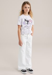 WE Fashion - Printtipaita - light purple Pienoiskuva 1
