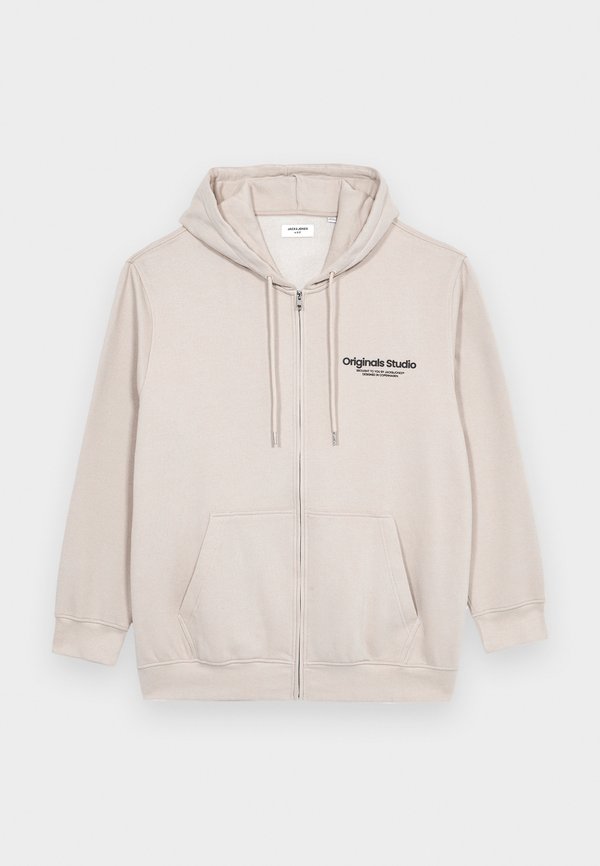 JORVESTERBRO ZIP HOOD - Zip-up sweatshirt - moonbeam2