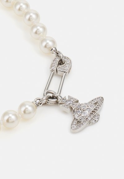 Vivienne Westwood LUCRECE BRACELET - Armbånd - silver-coloured/white