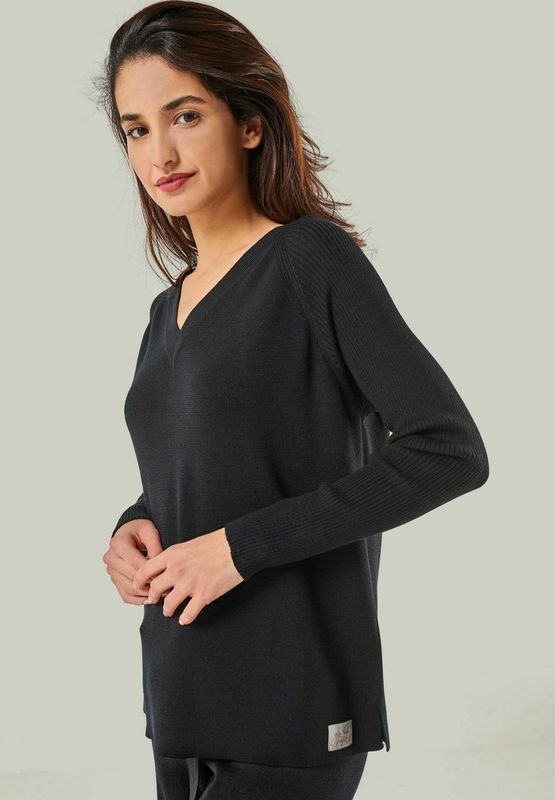 PASUDA Geribbelde loungewear sets voor vrouwen 2-delige trainingspakken volledige set lange mouw V-hals elastische taille Co Ord sets dames pyjama's loungewear nachtkleding homewear vrijetijdsoutfits