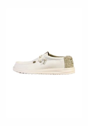 À HEY DUDE WALLY SURF WASH - Zapatos con cordones - blanc gris stone