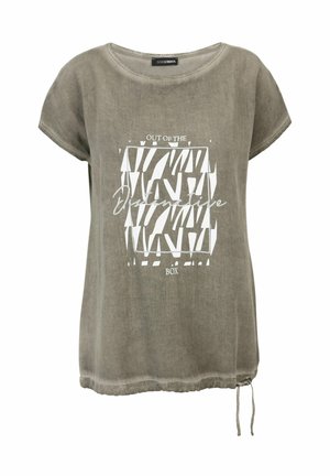 Print T-shirt - grün