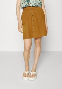 Pieces PCSUNNA SKIRT - Saia evasé - dijon