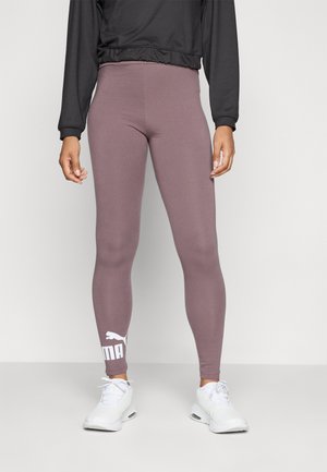 LOGO LEGGINGS  - Legingi - raisin