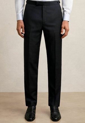 Reiss REGULAR FIT SEMINAR CHECK  - Pantaloni de costum - navy