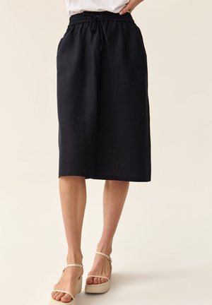 KOLIKO - A-line skirt - navy blue