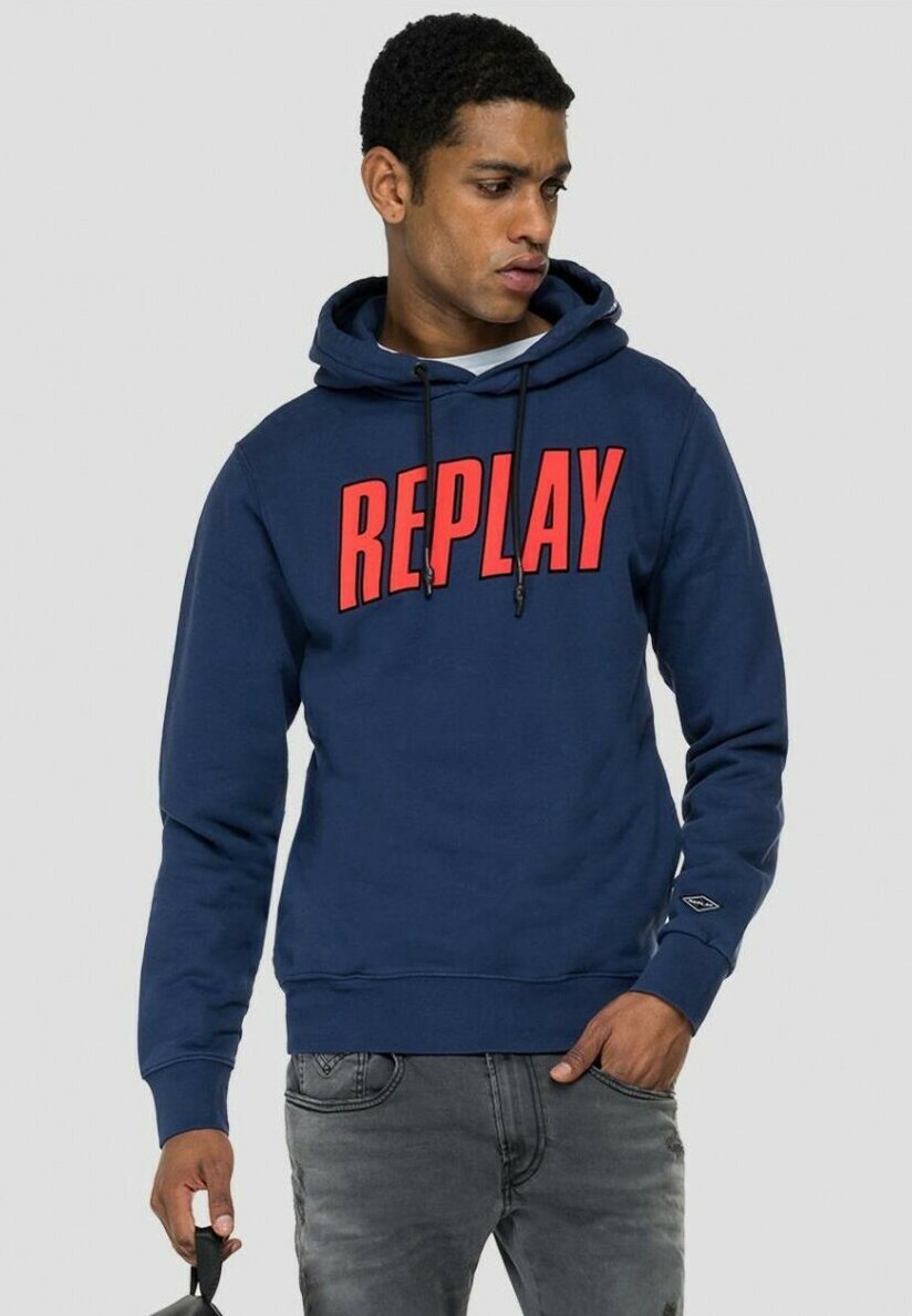 Replay Hoodie - blue/dark blue - Zalando.de