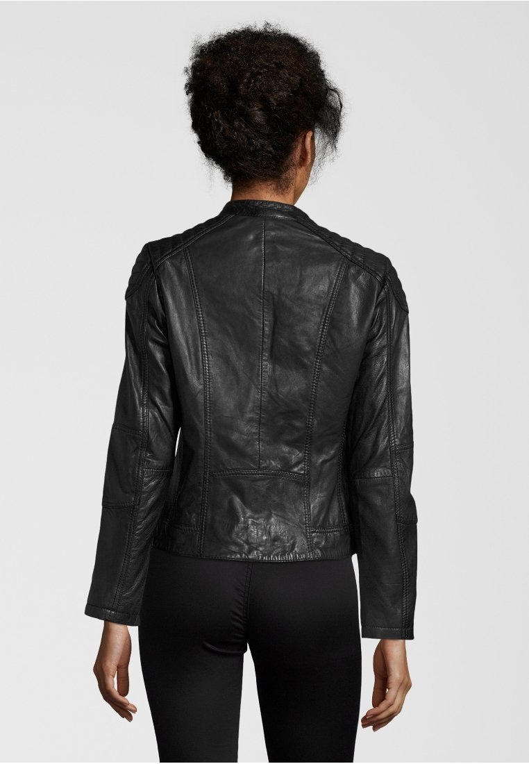 Damen Leichte Jacken | H.I.S SALINA Lederjacke black/schwarz - DD91441 Damen Leichte Jacken | H.I.S SALINA Lederjacke black/schwarz - DD91441