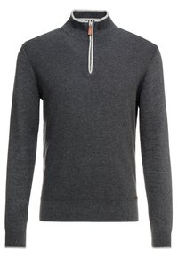 Pier One Pullover - mottled dark grey