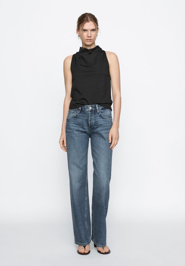 MID-WAIST WIDE-LEG - Flared Jeans