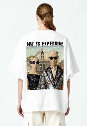EXPENSIVE AMERICAN UNISEX HEAVYWEIGHT 25 - T-shirt con stampa - white