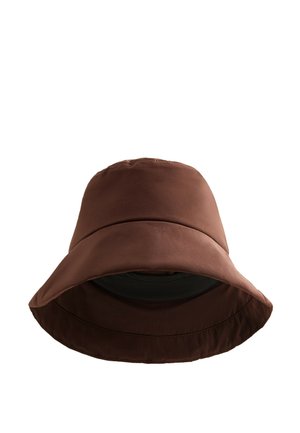 OYSHO, 10K WATERPROOF QUILTED BUCKET HAT - Hat - brown
