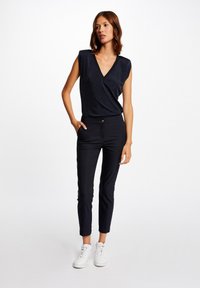 Morgan CROPPED CITY - Chino - dark blue