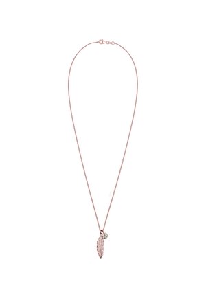 SPARKLING FEATHER CHARM - MIT KRISTALLEN VON SWAROVSKI® - Kaulakoru - rose gold-coloured