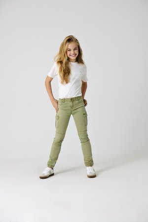 ONLY GIRLS Kitsenevad teksad - oil green