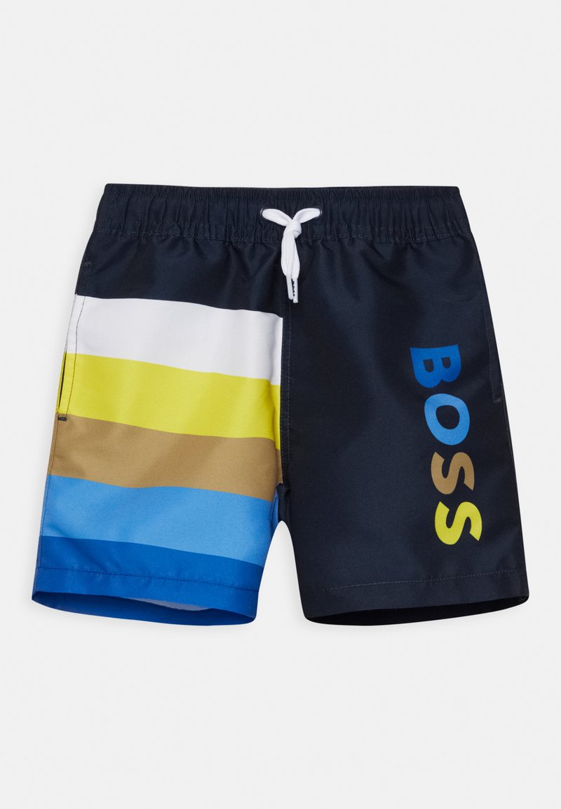 BOSS Kidswear SWIM SHORTS Swimming shorts bleu cargo/dark blue