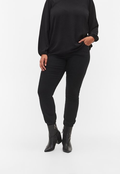 Vero Moda Curve Slim fit jeans - dark blue denim/donkerblauw