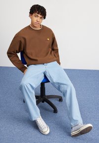 Carhartt WIP AMERICAN SCRIPT - Sweater - lumber