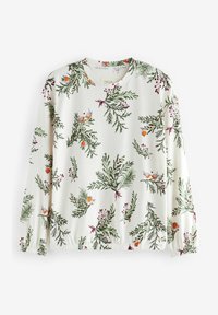 Next COSY LONG SLEEVE - REGULAR FIT SET - Pidžaamakomplekt - white robin