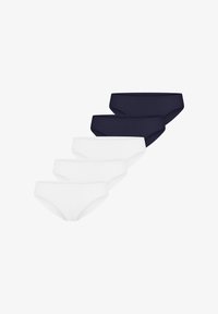 Non sélectionné, weiß/dunkelblau
