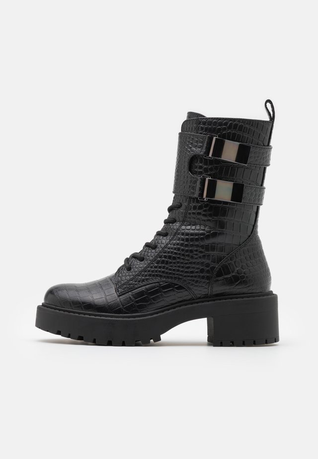 KEROU - Bottines à plateau - noir