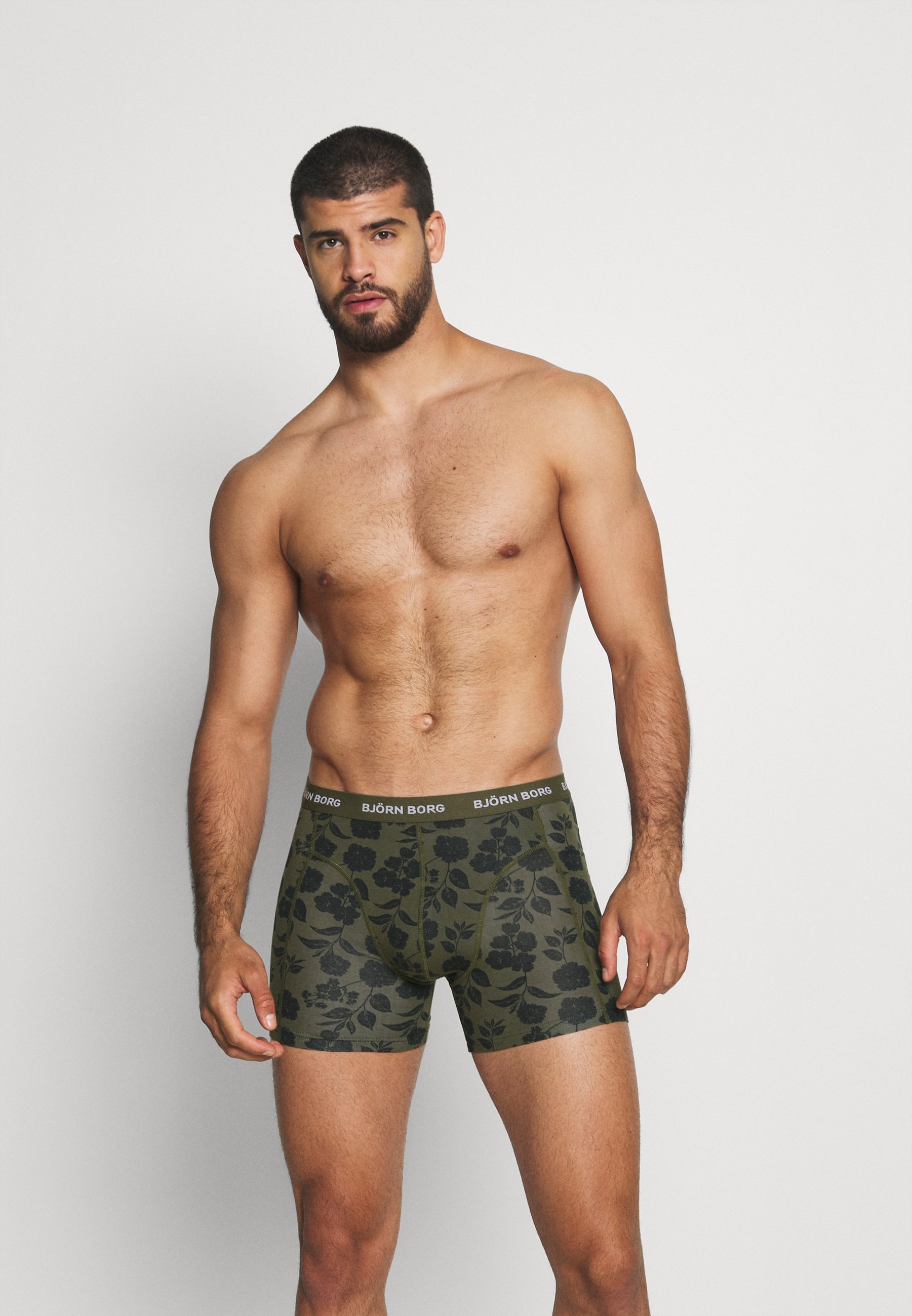 Björn Borg ESSENTIAL BOXER 3 PACK - Onderbroeken - khaki/kaki - Zalando.nl