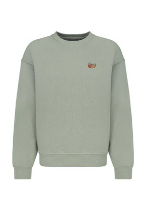 EMBROIDERY - Sweatshirt - middle green