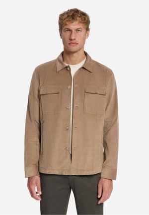 NO EXCESS, CORDUROY OVERSHIRT - Overhemd - light brown