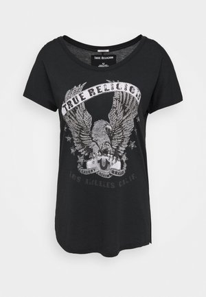 CREW RELAX EAGLE - T-shirt print - black