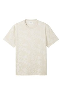 Non selezionato, beige palm jacquard design