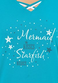 Ulla Popken STARFISH TWO PIECE SET - Conjunto de pijama - pale petrol