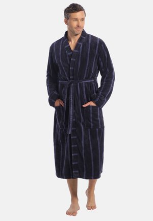 Peignoir - navy blue stripe