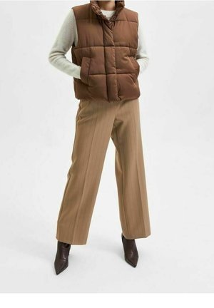 Selected, Veste sans manches - dark brown
