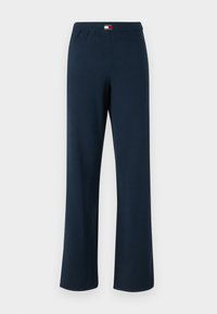 BADGE SWEATER PANT - Pantaloni - dark night navy