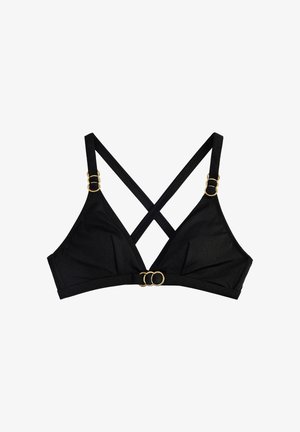 Koton, CROSS STRAPPY BIKINI TOP. - Top de bikini - black