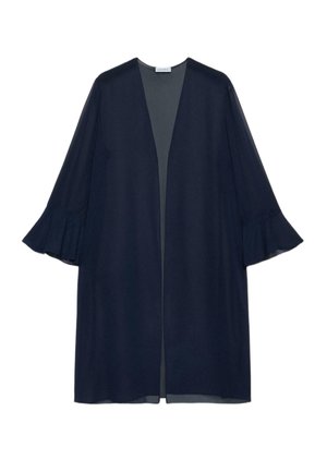 Luisa Viola, SPOLVERINO E PANTALONE IN GEORGETTE SET - Broek - blu