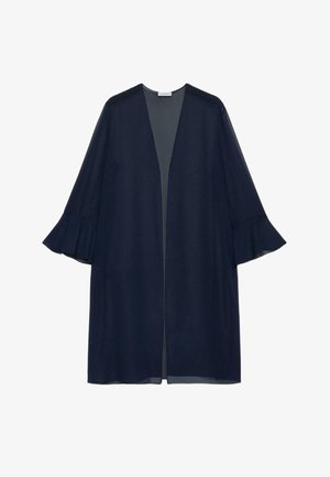 Luisa Viola, SPOLVERINO E PANTALONE IN GEORGETTE SET - Pantalones - blu