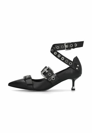 WITH BUCKLES - Klasiski papēži - black