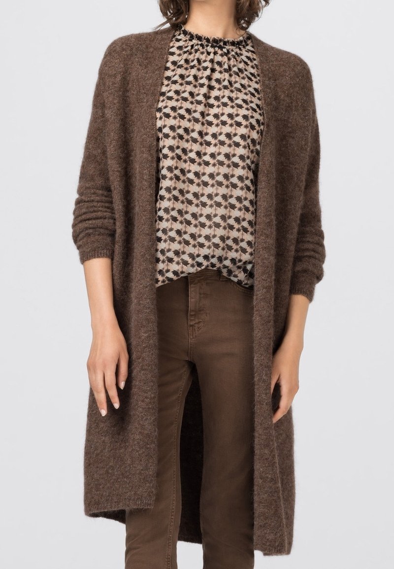 HALLHUBER Cappotto classico - mottled brown
