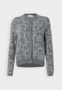 Marimekko VILLI PIIRTO - Cardigan - dark grey/off white