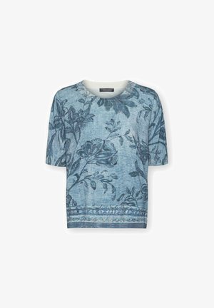 Elena Mirò, T-shirt con stampa - blu