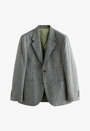 Next, REGULAR FIT-CHECK - Americana - grey