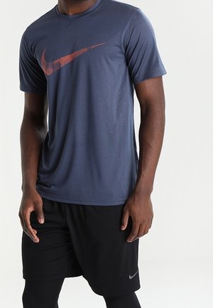 T-shirt med print - blue