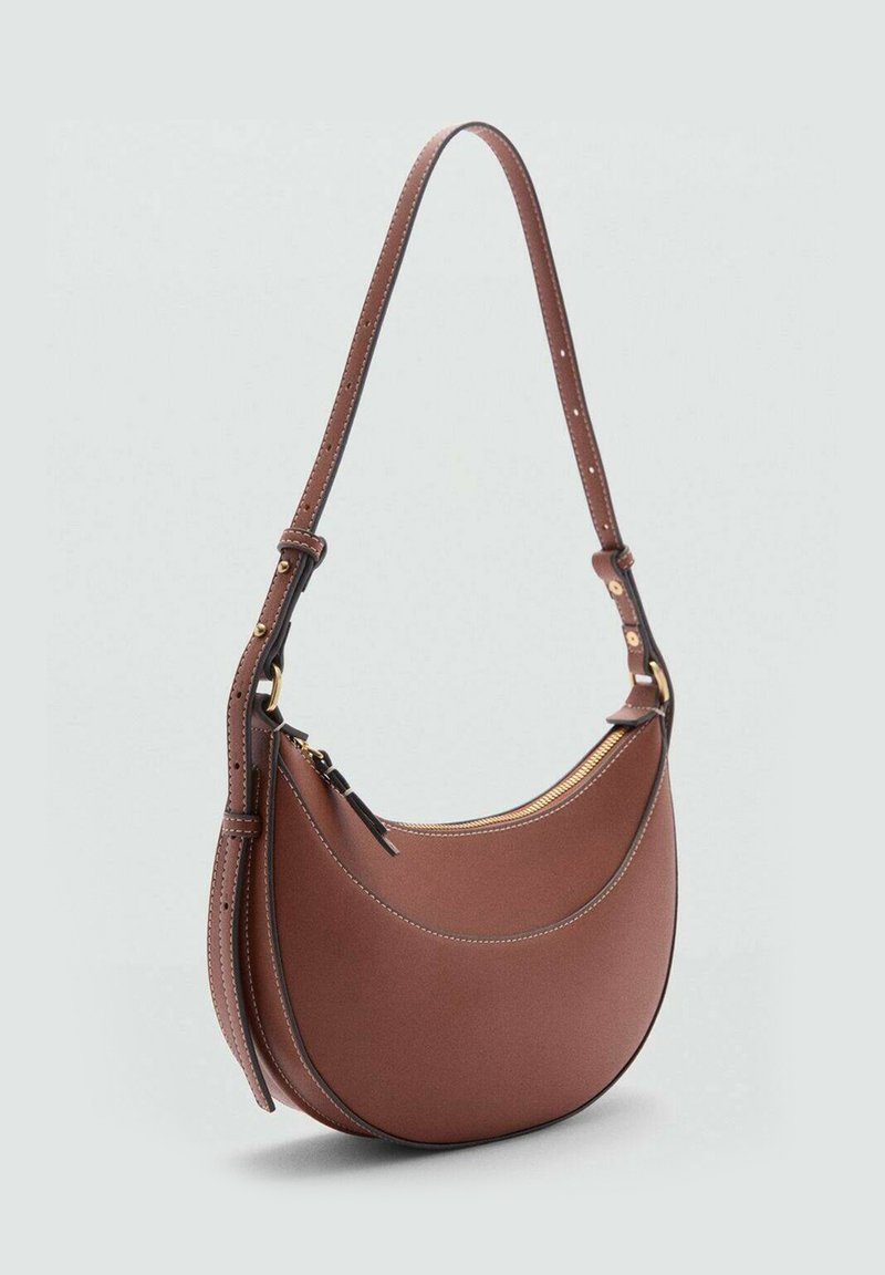Sac Banane Femme Mango Sac Cuir Mango Sac à Main Brown/marron