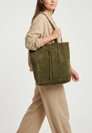 VENEZIA, HANDBAG - Shopping Bag - dark green