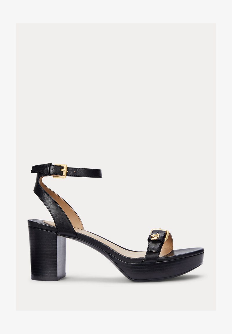 Lauren Ralph Lauren MELISSAH - Platforminiai sandalai - black
